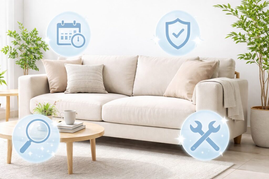 ソファの平均寿命と耐久性の目安