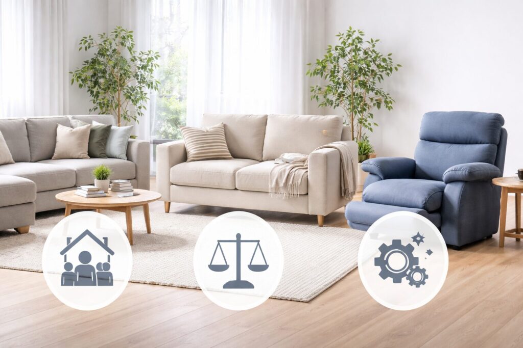 ソファの種類とそれぞれのメリット・デメリット