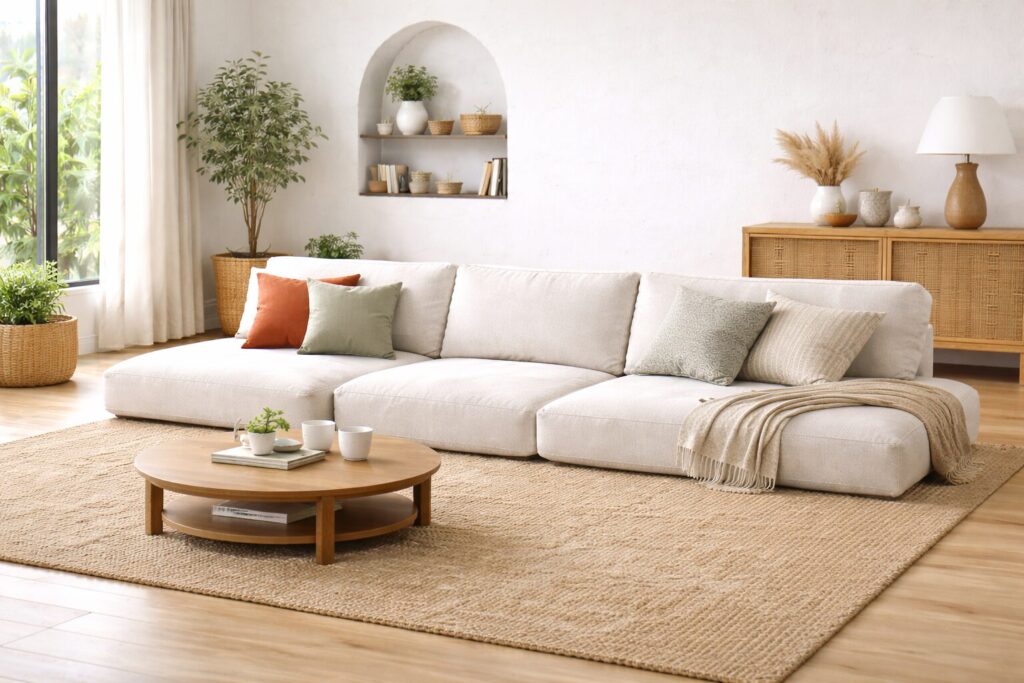 4. ローソファ（フロアソファ）