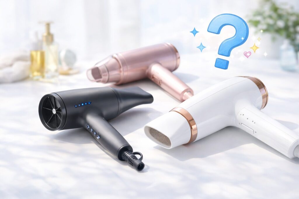 サロンセンスドライヤーと他ブランドとの比較