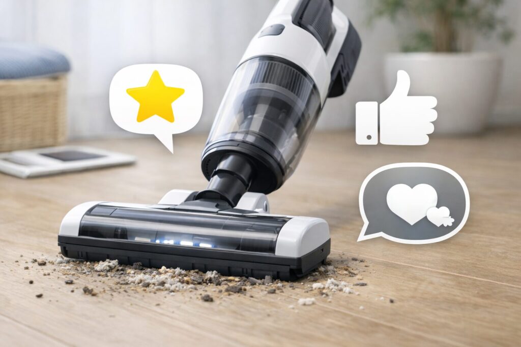 ハンディや布団ノズルの使い勝手