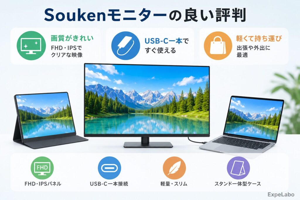 Soukenモニターの良い口コミ・人気の評判