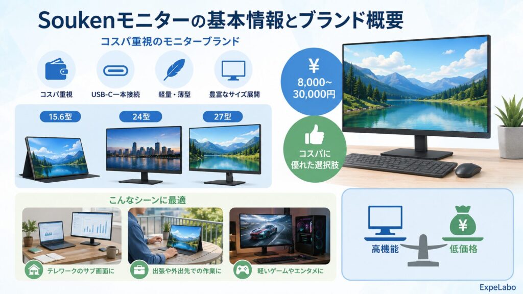Soukenモニターの基本情報とブランド概要