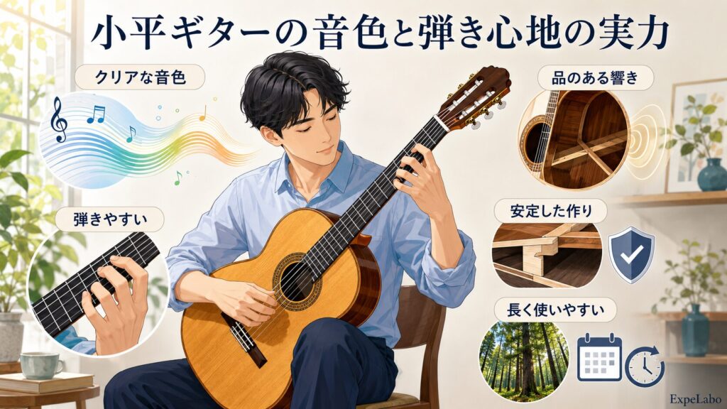 小平ギターの音色と弾き心地の実力